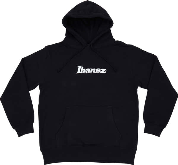 IBAP1l Ibanez Sudadera con capucha Negra L Talla