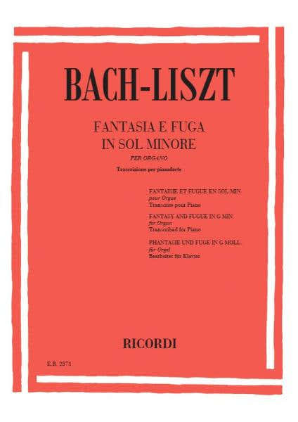 BACH J.S. - FANTASIAE FUGHE BWV 542 IN SOL MIN. - PIANO