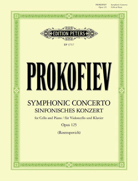 Prokofiev - Symphonic Concerto for Cello and Piano Op. 125