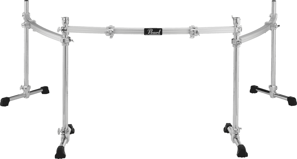 DR513C - CURVED DRUM RACK 3 BARS + CLAMPS