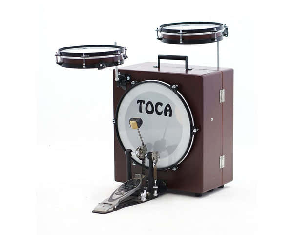 Toca Percusión del mundo Kickboxx Set de batería tipo maleta TKSDS