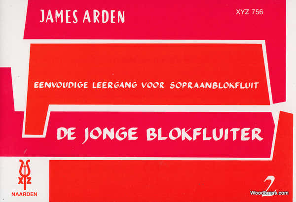 XYZ ARDEN JAMES - DE JONGE BLOKFLUITER VOL.2 - FLUTE A BEC SOPRANO