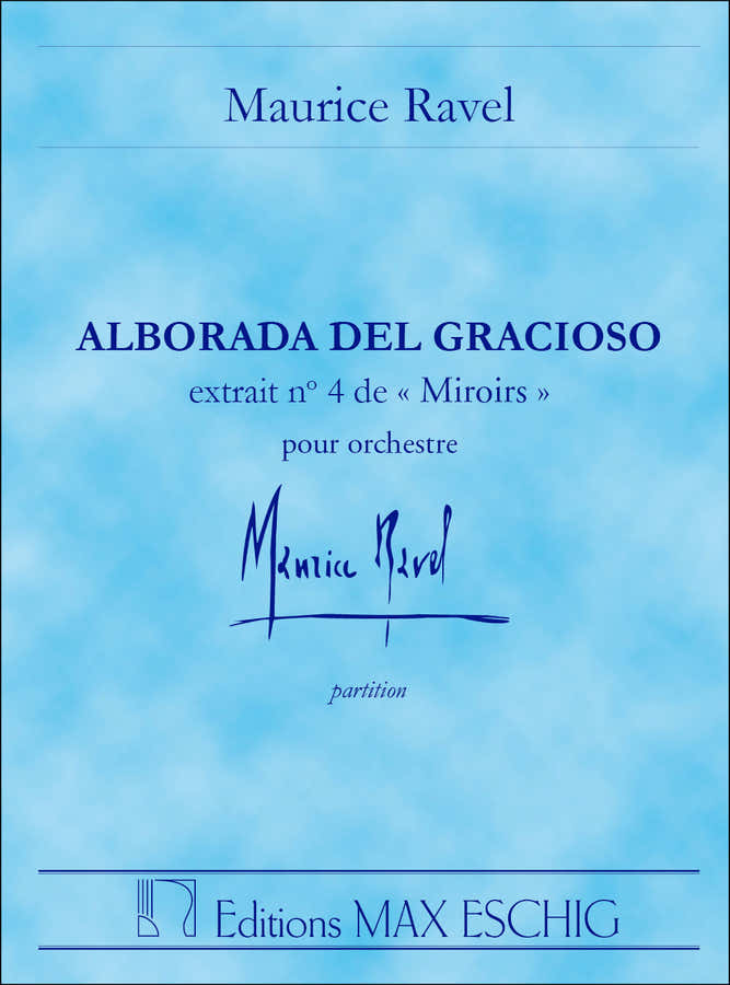 Ravel - Alborada Del Gracioso N°4 De "miroirs" - Partitura de bolsillo