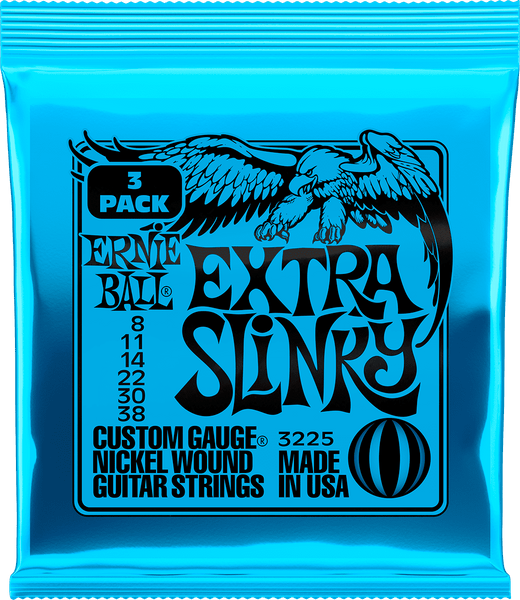 3225 Extra Slinky 8-38 Paquete de 3