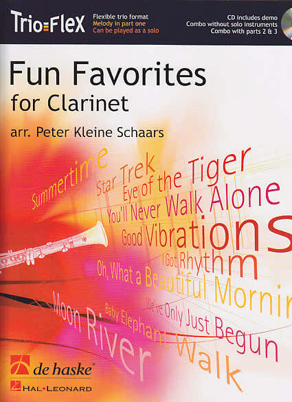 KLEINE SCHAARS PETER - FUN FAVORITES FOR CLARINET + CD - CLARINETTE