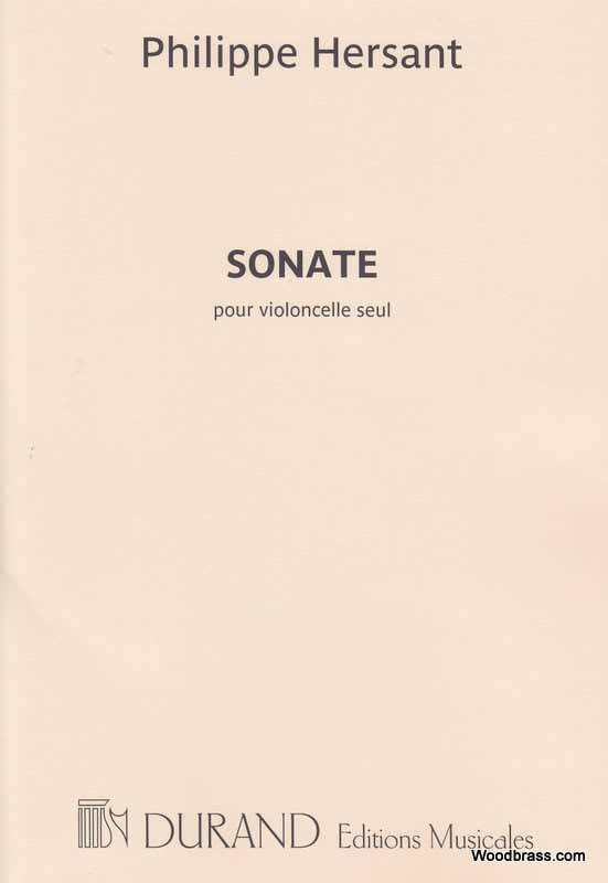 HERSANT P. - Sonata - Violonchelo