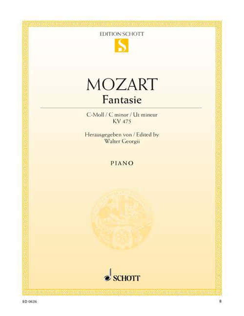 Mozart - Fantasy C Minor K 475 - Piano