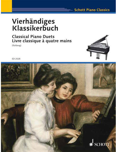 Livre Classique À Quatre Mains - Piano (4 Hets)