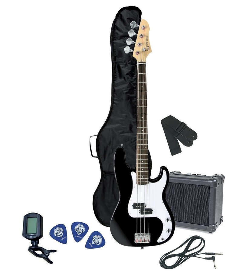 Bajo Eléctrico Pack de Bajo Rcb-100 Negro