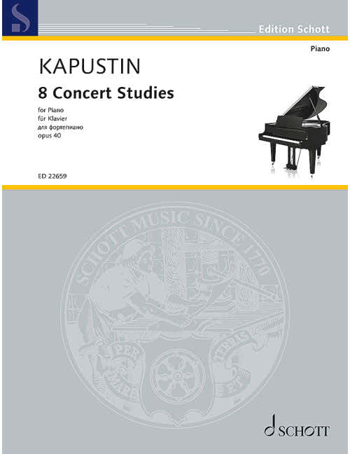 Kapustin - 8 Concert Studies Op. 40 - Piano