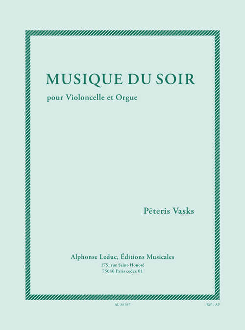 Música de la tarde (7e/8e) para violonchelo y órgano