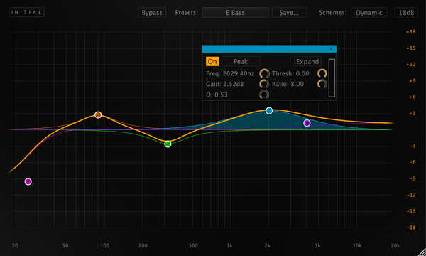 Initial Audio EQ dinámico