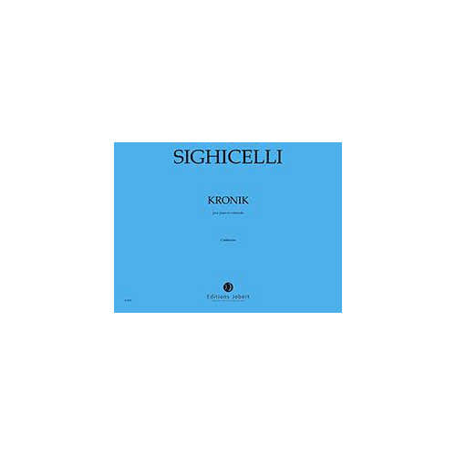 SIGHICELLI SAMUEL - KRONIK - VIOLONCELLE ET PIANO