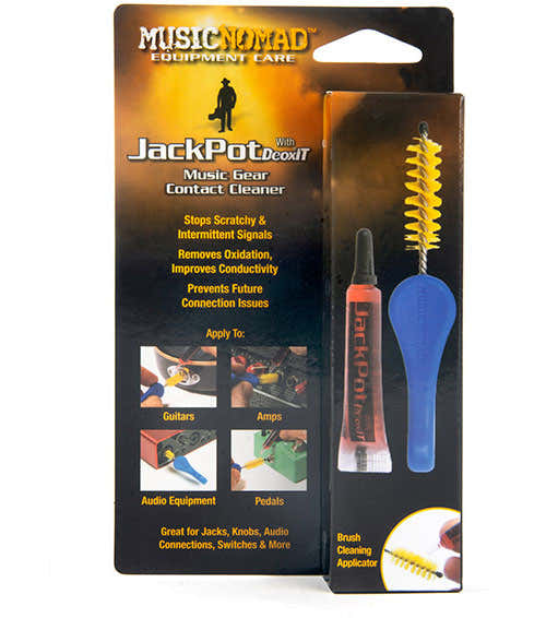 Musicnomad MN287 Jackpot Contact Cleaner With Deoxit And Brush