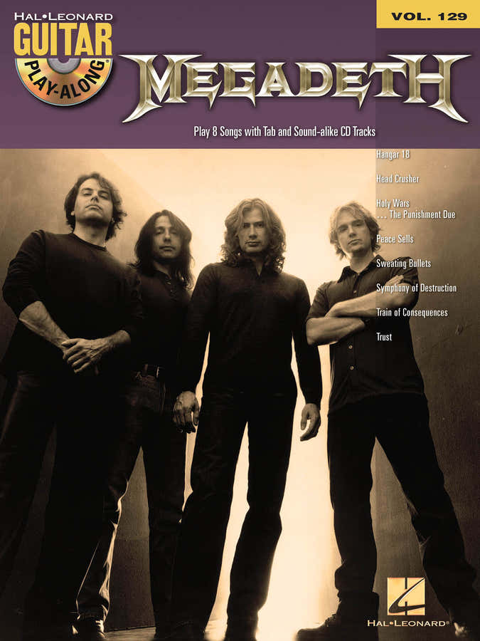 Guitar Play Along Vol.129 Mégadeth + Audio En Ligne - Guitar Tab