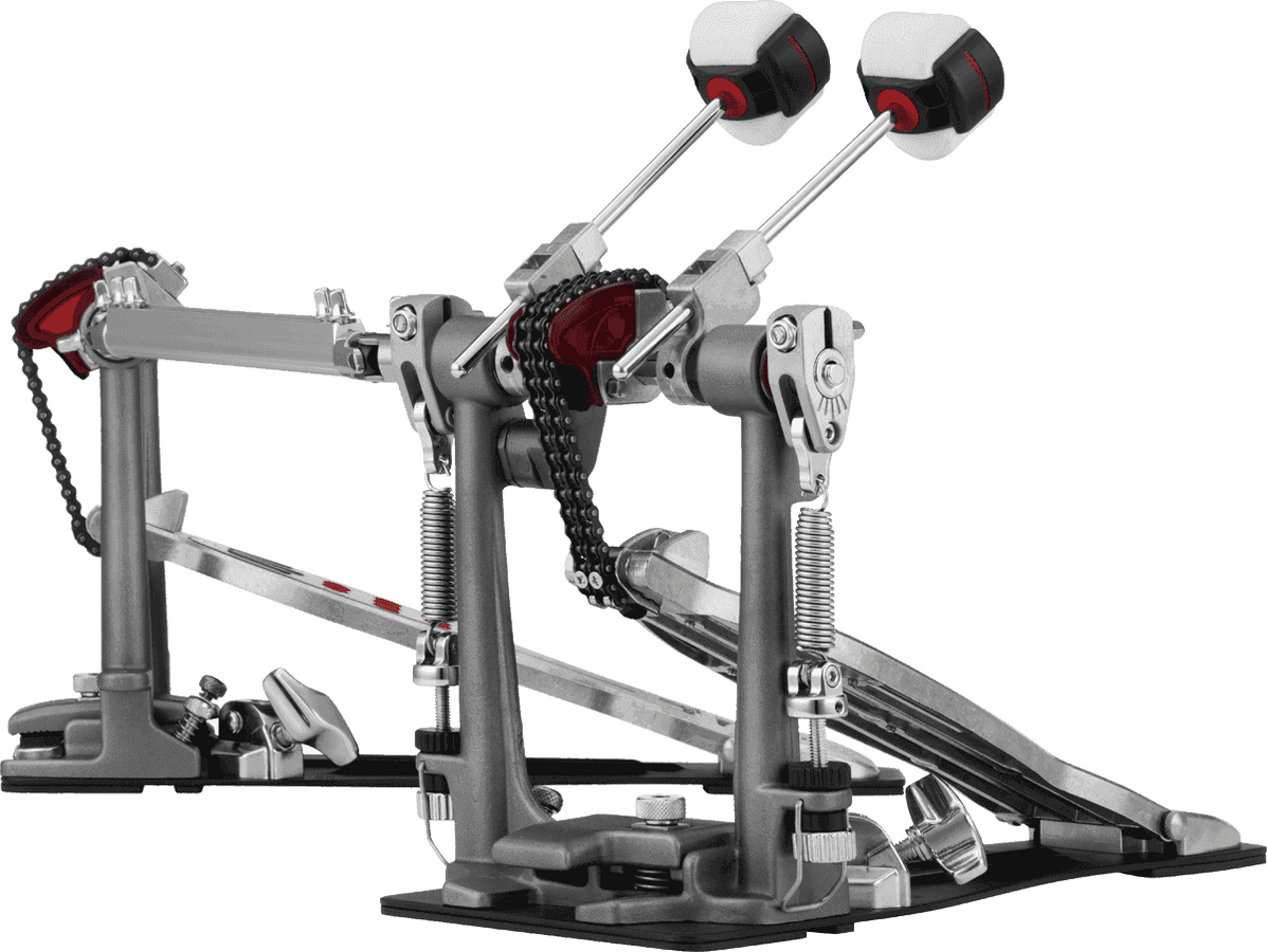 P-2052CL - DOUBLE BASS DRUM PEDAL LEFT-HANDER CHAIN REDLINE