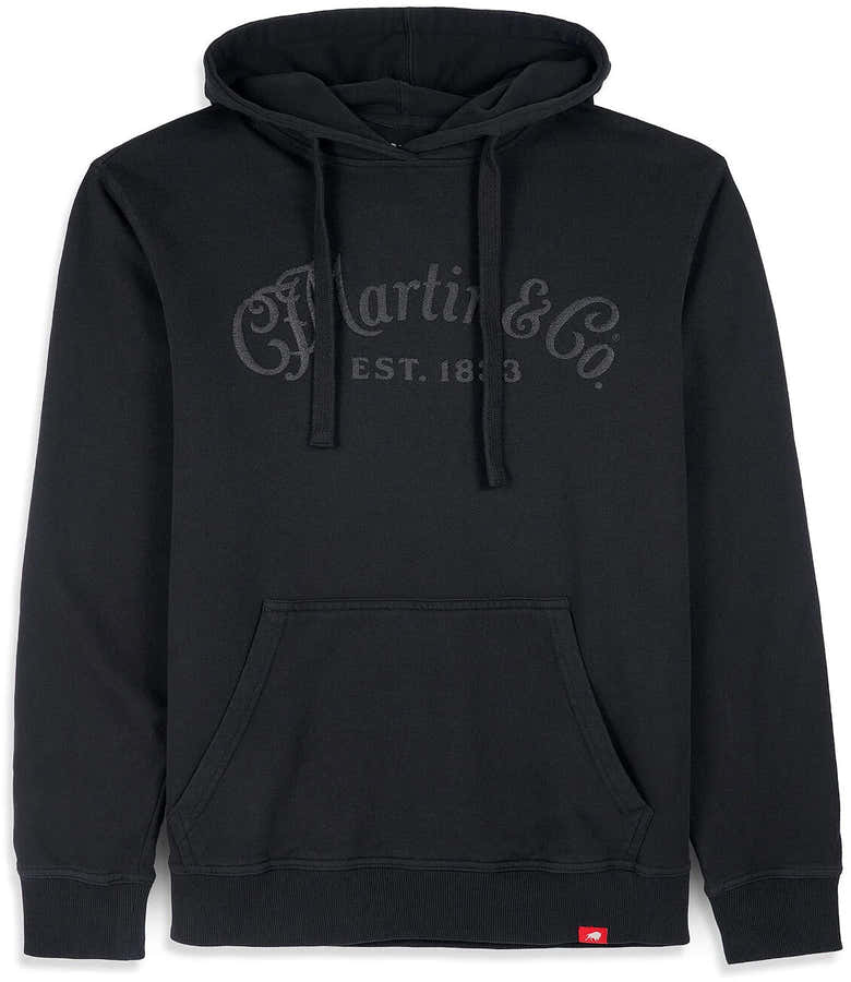 Sudadera con Capucha Tono sobre Tono Negra L