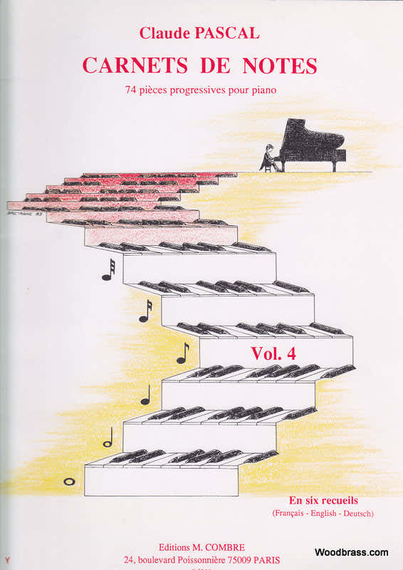 Pascal Claude - Carnets De Notes Vol.4 - Piano