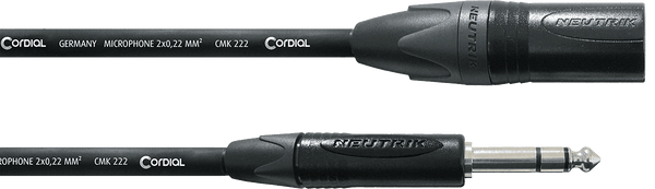 Cable XLR macho/jack 2,5M