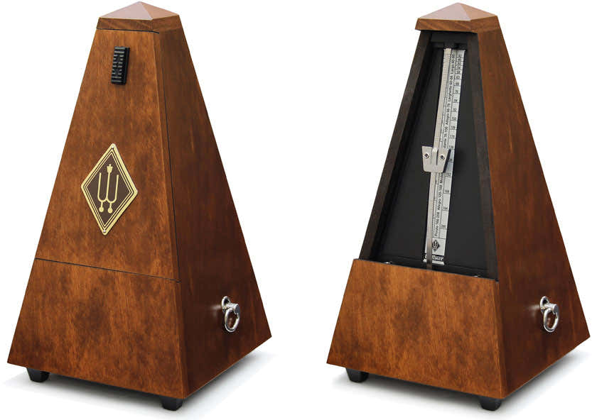 METRONOME PYRAMIDAL WALNUT BROWN MATT WALNUT 813M