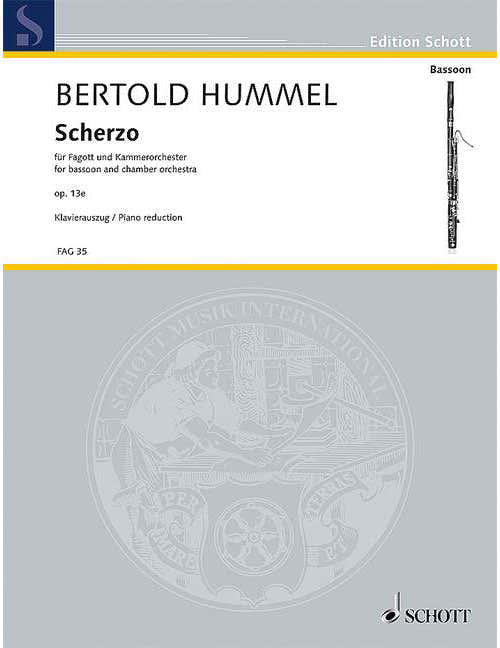 HUMMEL B. - SCHERZO OP. 13E - BASSON