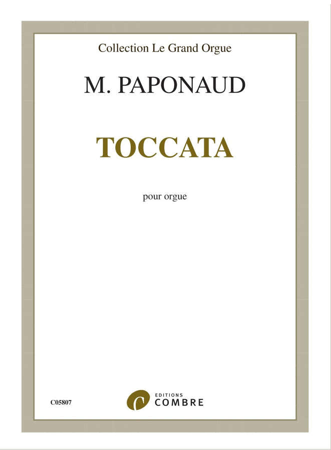 Paponaud - Toccata - Orgue