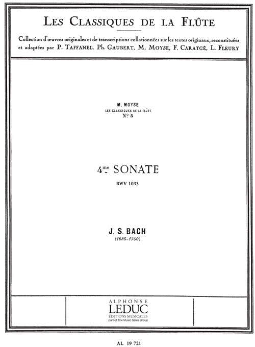 Sonata No.4 BWV1033 in C major