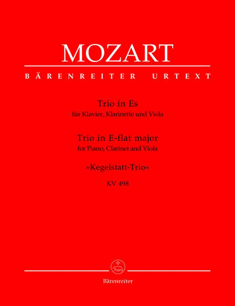 Barenreiter Moz W.A. - Trio Des Quilles En Mib Majeur Kv 498 - Piano Clarinette Alto