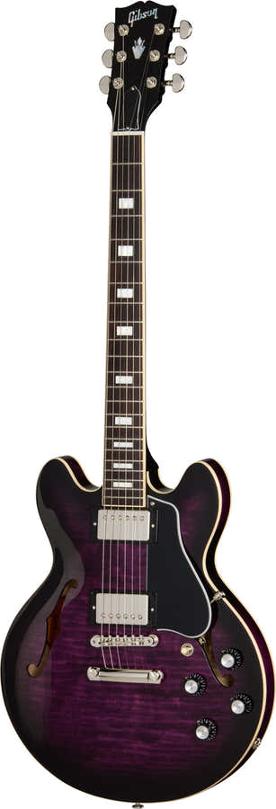 ES-339 Veteado Dark Purple Burst Moderno
