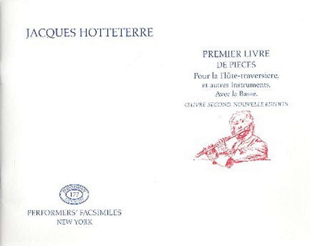 Hotteterre - Primer libro de piezas para flauta travesera