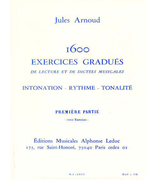 Arnoud J. - 1600 Exercices Gradues et Dictees Vol.1