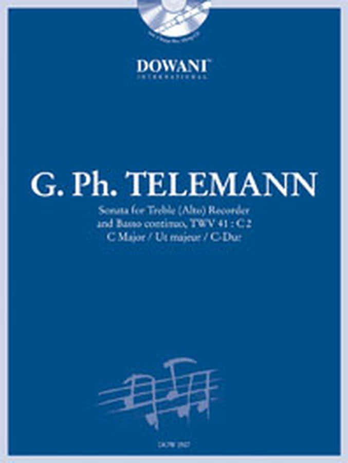 Telemann G.P. - Sonata TWV 41: C2 en Do mayor - Flauta de pico alto BC