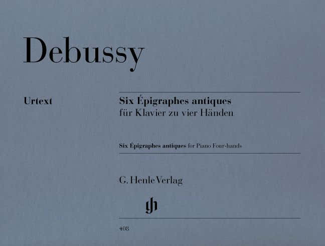 Debussy C. - Six Epigraphes Antiques