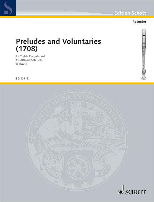 PRELUDES AND VOLUNTARIES - TREBLE RECORDER