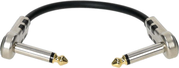 Cable Patch 15 cm Acodado Extremos Chapados En Oro