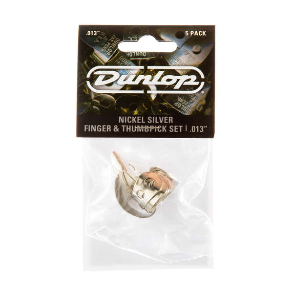 Dunlop 5 x 0,013in Fingerpick Nickel