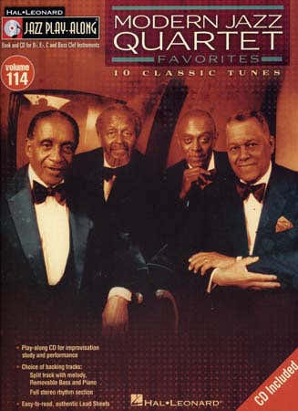 JAZZ PLAY ALONG VOL.114 - MODERN JAZZ QUARTET + CD - Bb Eb C INSTRUMENTS