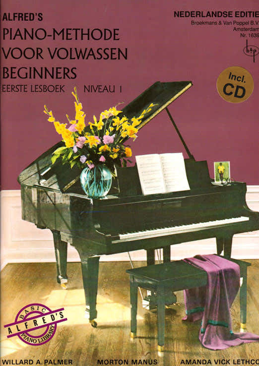 Alfred's Pianomethode Volwassen Beginners Niveau 1 - Version Neerlandais