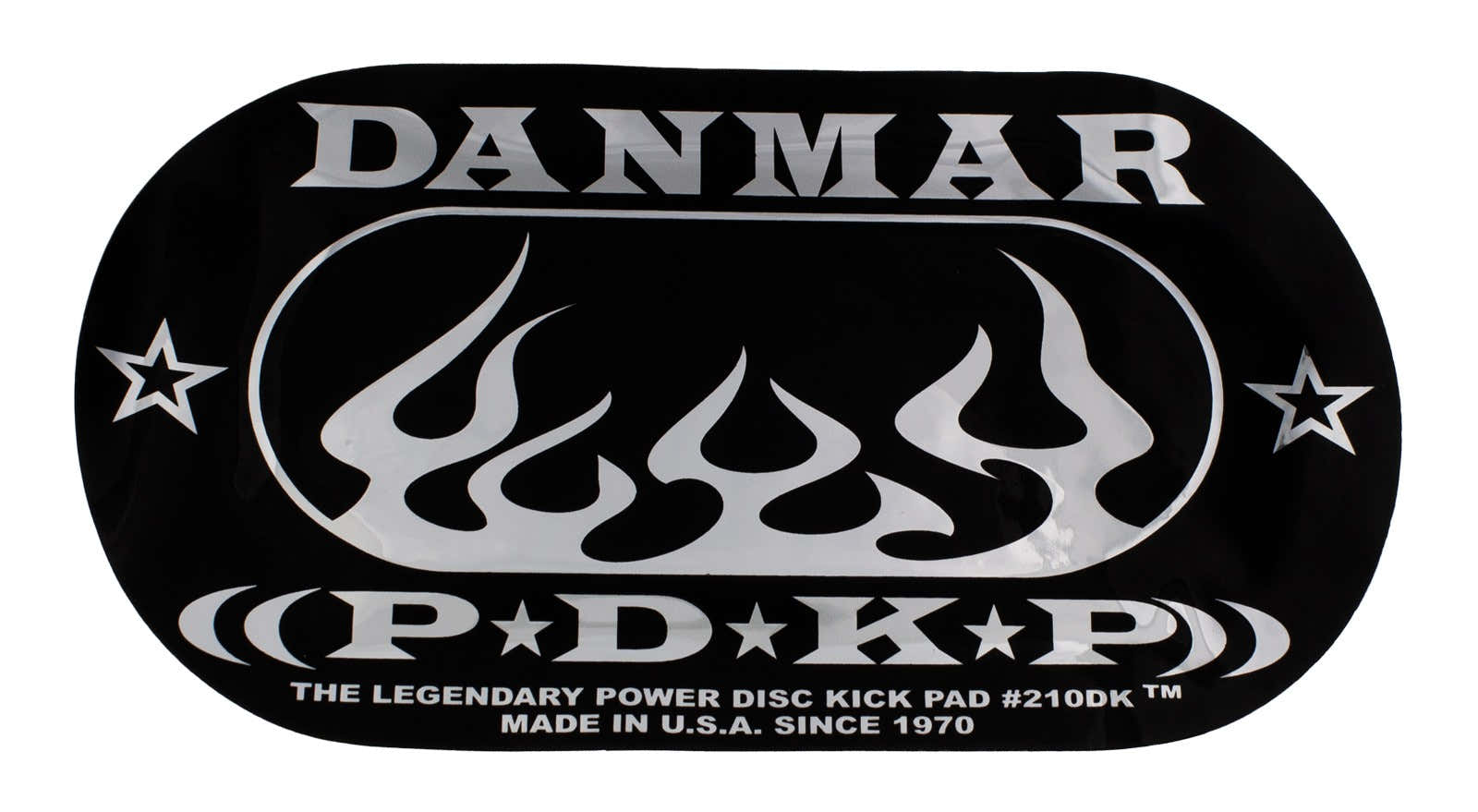 210DKF - Pad Autoadhesivo De Bombo Para Doble Pedal - Llama