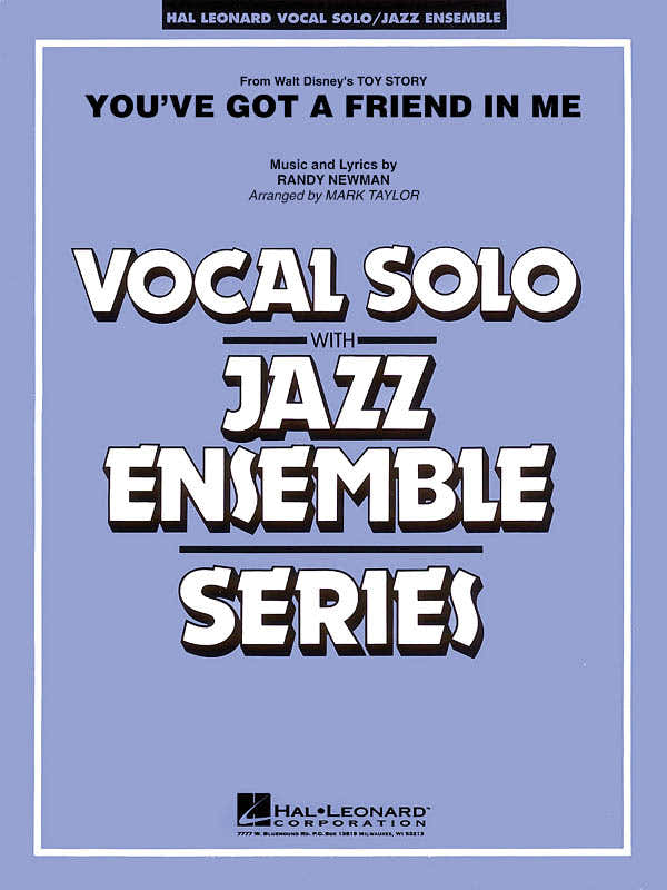 Newman Randy - You've Got A Friend In Me - Vocal Solo / Jazz Ensemble Series