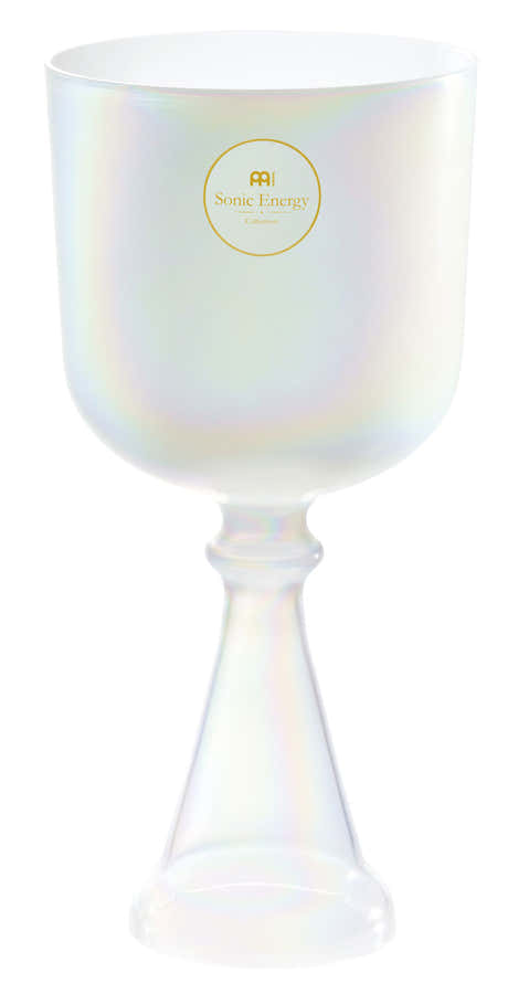MEINL SONIC ENERGY CRYSTAL SINGING CHALICE 5.5" CREAMY BROW CHAKRA