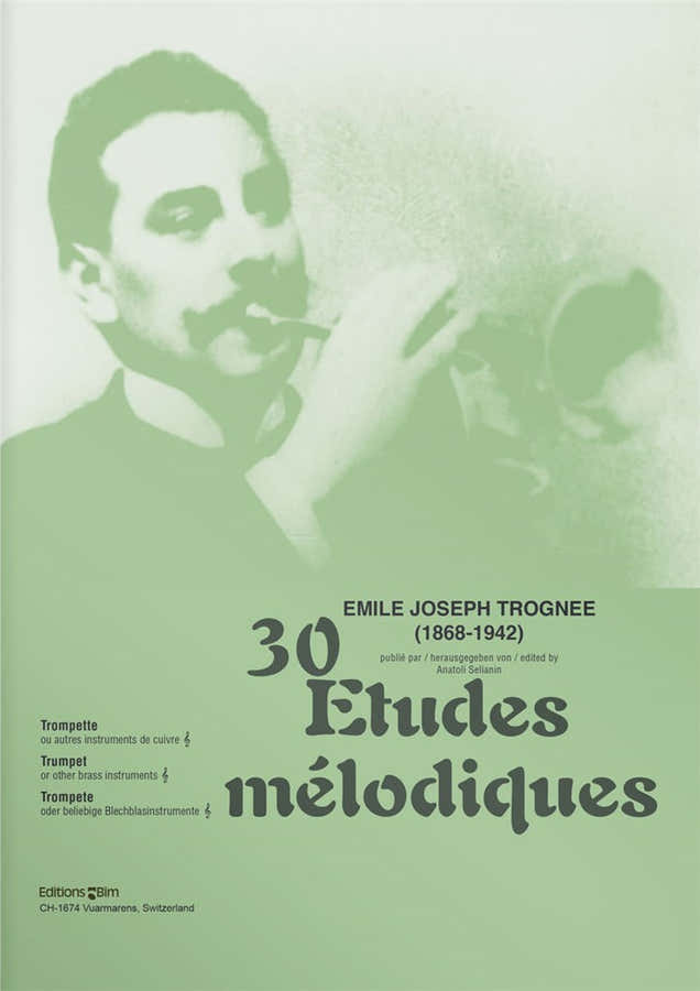 TROGNEE E.J. - 30 ETUDES MELODIQUES - TROMPETTE