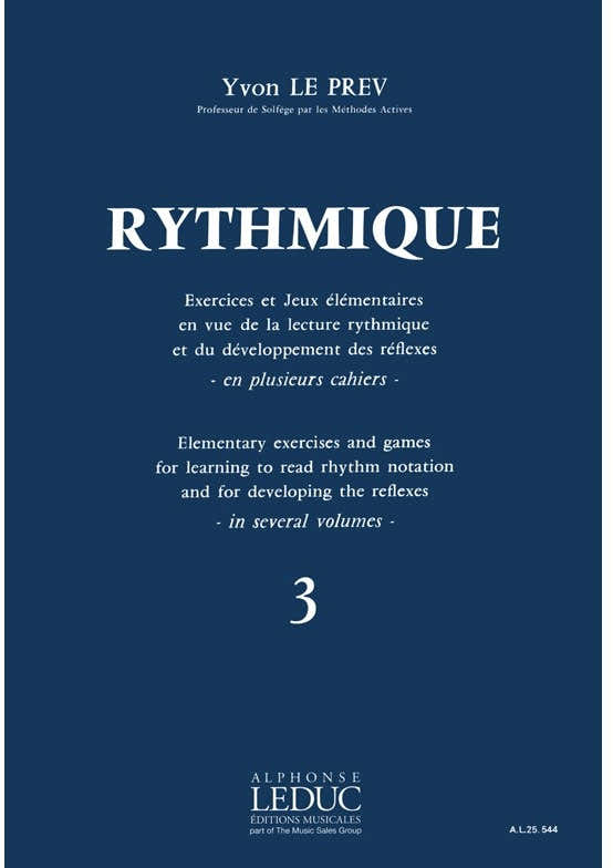 Rythmique Exercices et jeux - Vol. 3