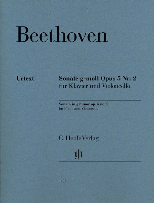 Beethoven L.V. - Sonata In G Minor Op.5 N°2 - Violoncelle & Piano