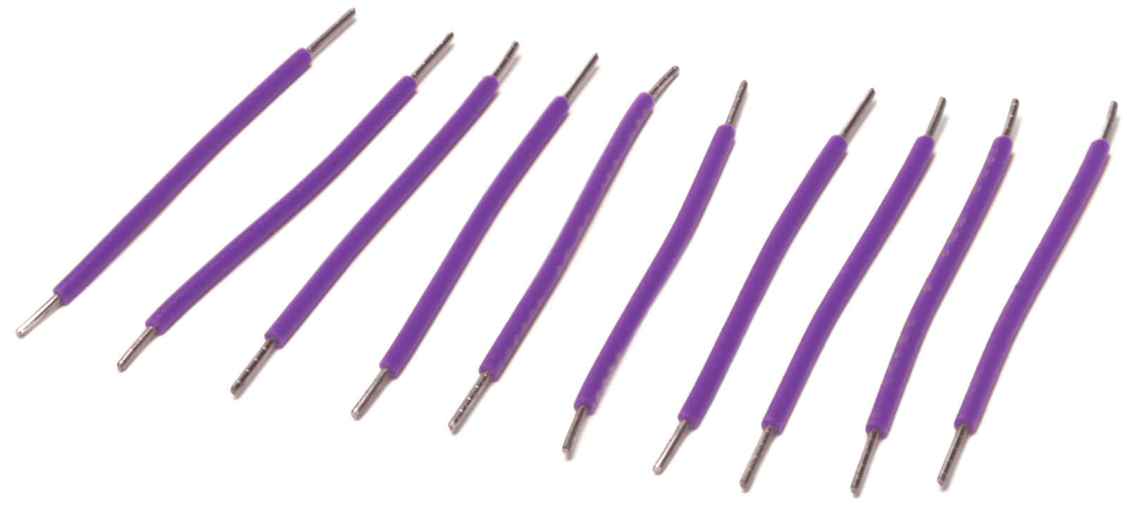 Cable pelado precortado 2 - Morado