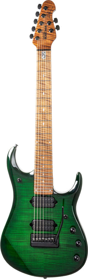 JP15 7 cuerdas - Ojo de Tigre Verde Flameado