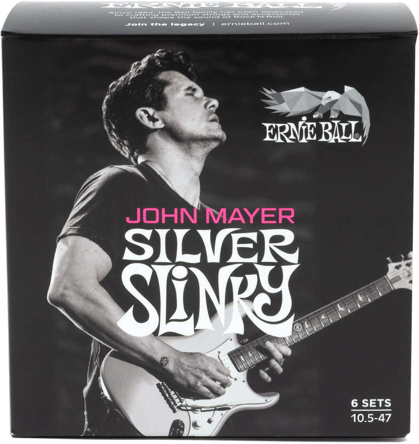 Silver Slinky Nickel Wound Signature John Mayer - 10,5-47 - Pack De 6