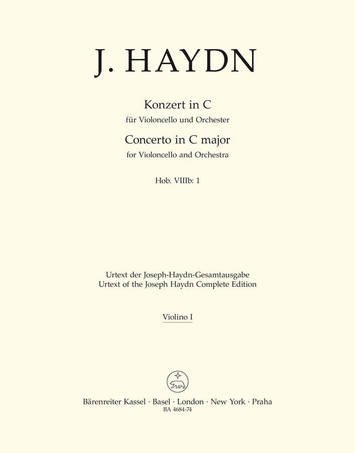 Haydn Joseph - Haydn J. - Konzert In C (violon 1)