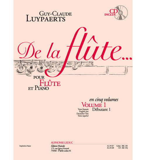 Guy-Claude Luypaerts: de La Flûte Vol. 1