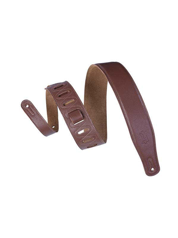 Cuero Acolchado Con Parte Trasera De Gamuza 6,4 Cm - Marrón
